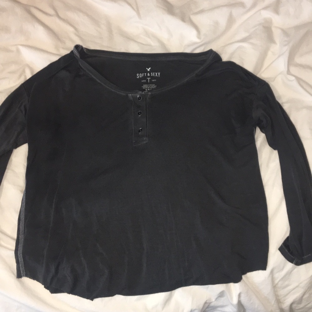 Black soft and sexy top